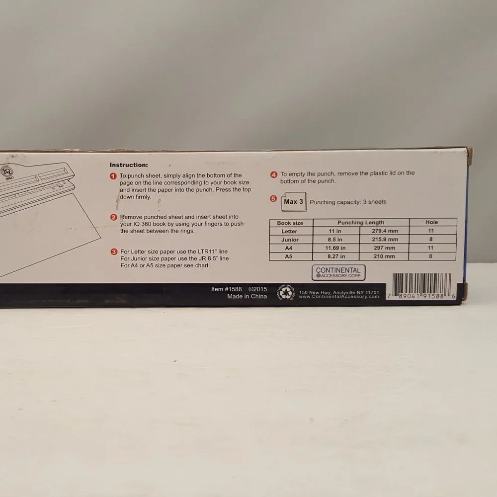 IQ 360 System Binding Bundle | Desktop Punch 1588 | Notebook Rings 150
